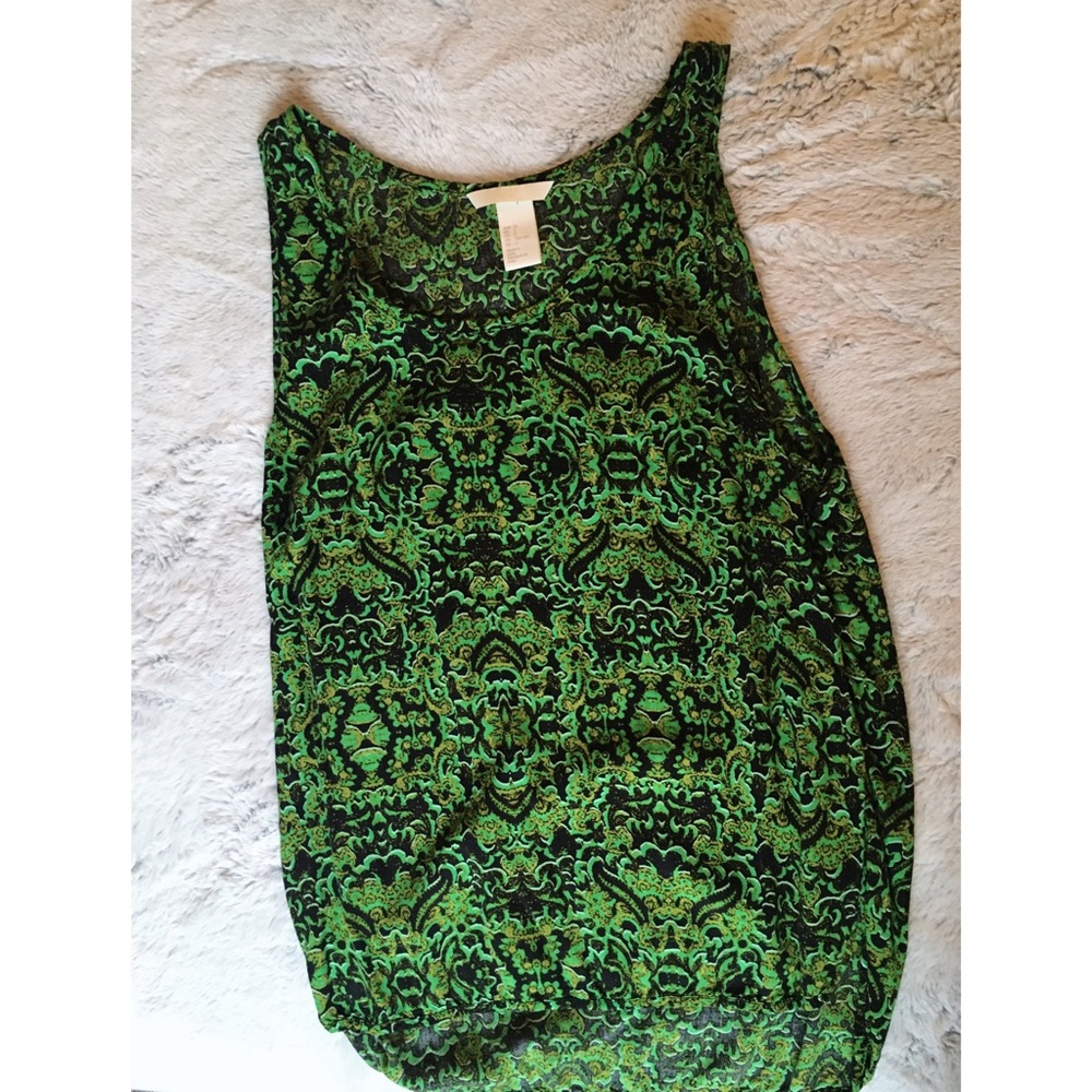 H&M Size 2 Dress Shirt Sleeveless